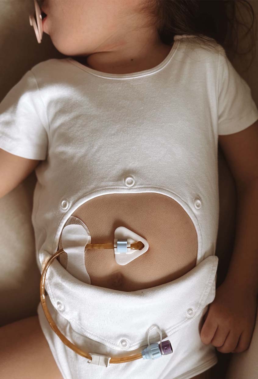 White Adaptive Short Sleeve Bodysuit