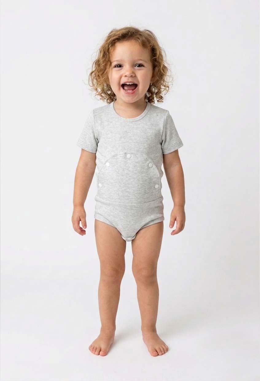 Grey Marl Adaptive Shortsleeve - Pre Order