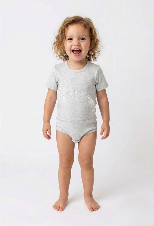 Grey Marl Adaptive Shortsleeve - Pre Order