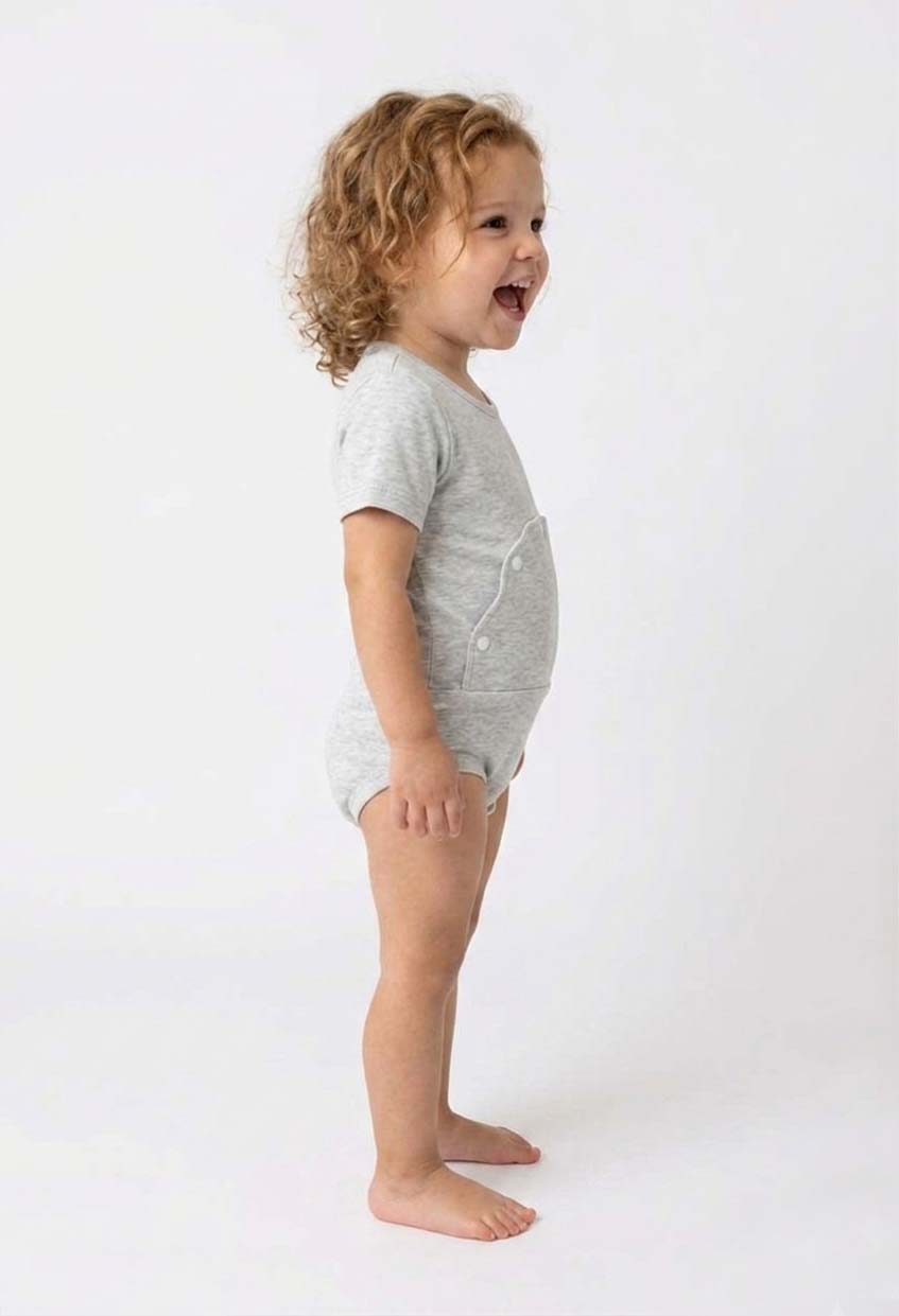 Grey Marl Adaptive Shortsleeve - Pre Order