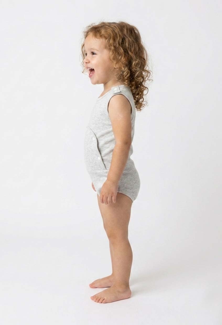 Marl Grey Adaptive Singletsuit - Pre Order